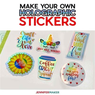 can cricut print stickers on various materials